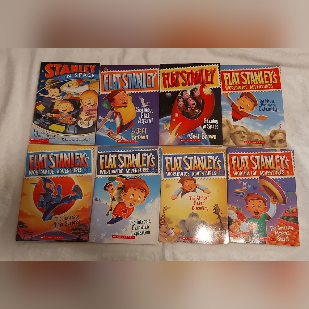 **3 Listings $40**                           8 Flat Stanley Books